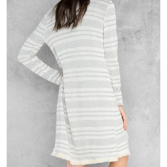 Striped Fringe Cardigan - Picture 4 of 4